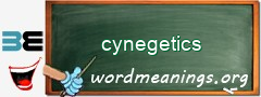 WordMeaning blackboard for cynegetics